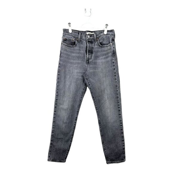 Levi's Icon Fit High Rise Premium Denim Washed Black - Picture 2 of 13